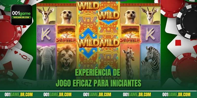 Experiência de jogo eficaz para iniciantes
