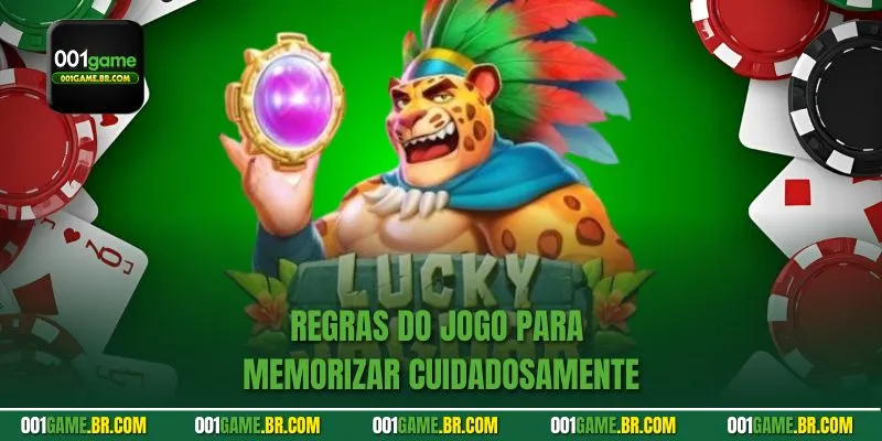Regras do jogo para memorizar cuidadosamente