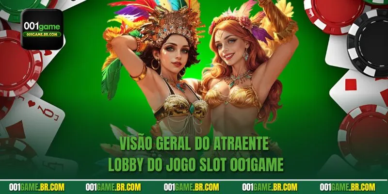 Intruco geral do atraente lobby do jogo Slot 001game